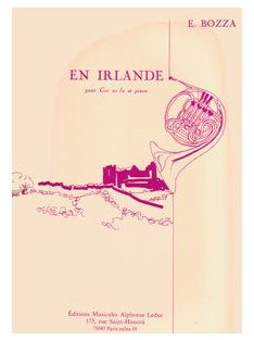   Eugéne Bozza: En Irlande pour cor en fa et piano-kürt és zongora