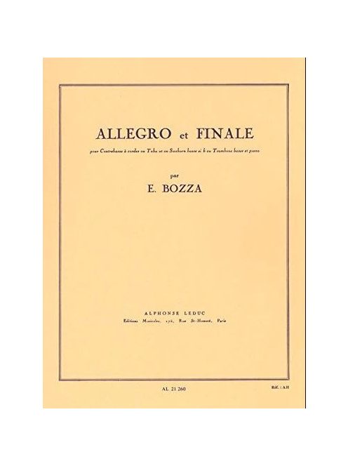 Bozza, Eugéne: Allegro et Finale