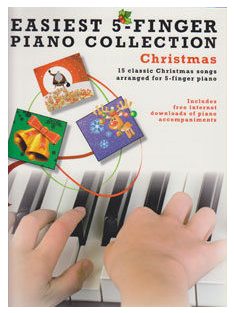 Easiest 5:  Finger Piano Collection- Christmas