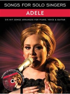   Adele:  Songs for solo singers- CD melléklettel-piano-vocal-guitar