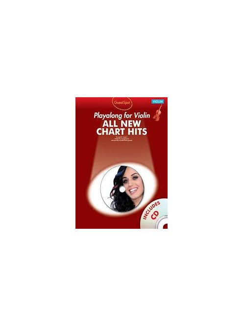 Guest Spot All New Chart Hits:  Playalong for Violin- CD melléklettel