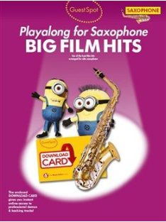   Guest Spot Big Film Hits-Playalong for alto saxophone includes download card