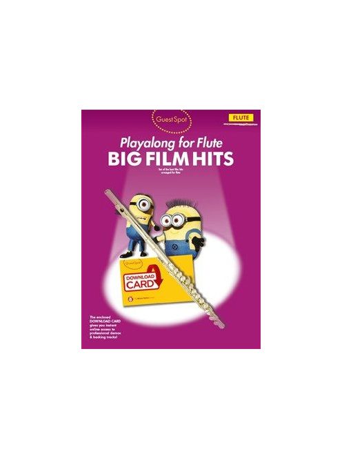 Guest Spot Big Film Hits-Playalong for flute includes download card