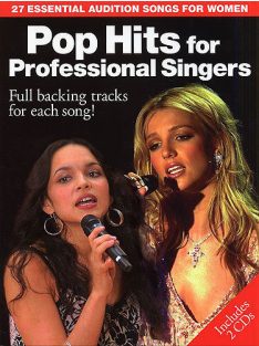   Pop Hits For Professional Singers-piano-vocal-guitar- CD melléklettel