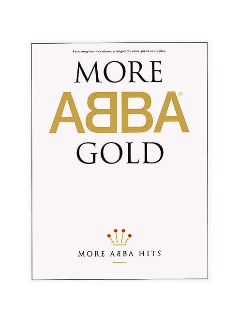 Abba:  Gold-még több sláger-piano-vocal-guitar