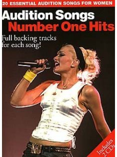   Audition Songs For Women No.1 Hits- Includes 2 CD-piano-vocal-gitar