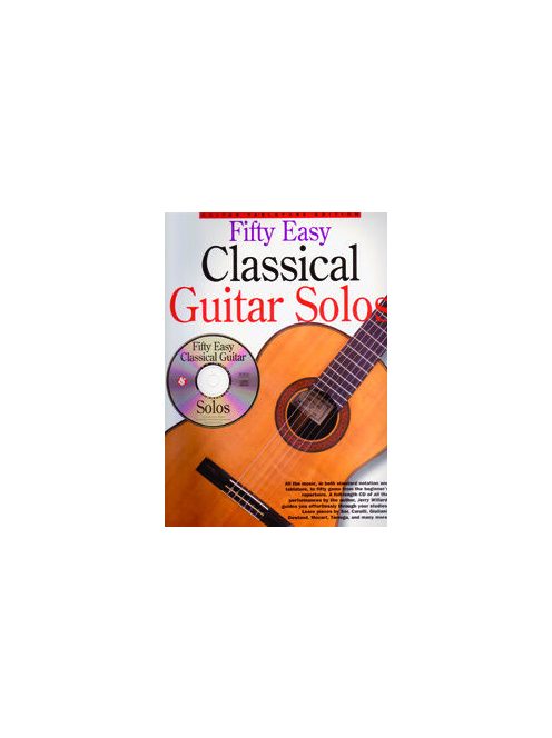 Jerry Willard:  50 Klasszikus darab gitárra tabulatúrával- CD melléklettel