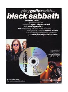   Black Sabbath:  Play guitar with...CD melléklettel,szövegel