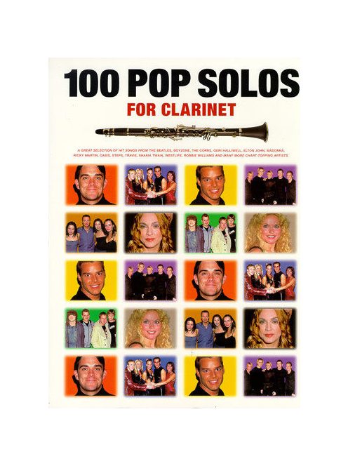 Jack Long:  100 Pop Solos for Clarinet- akkordjelzéssel