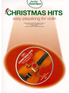   Junior Guest Spot Christmas Hits-Easy Playalong Violin-CD melléklettel