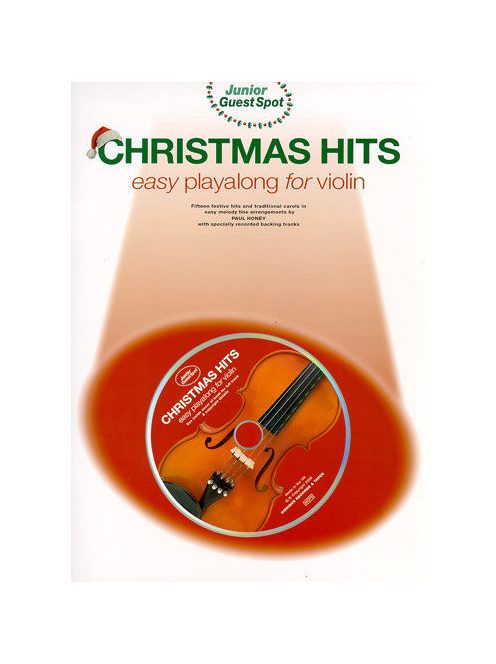 Junior Guest Spot Christmas Hits-Easy Playalong Violin-CD melléklettel