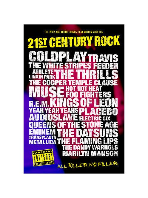 21st Century Rock Chord Songbook 4 Parental Advisory Explicit Lyrcs
