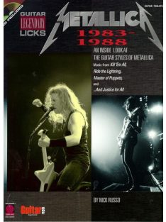   METALLICA - Guitar Legendary Licks - Guitar TAB with CD 1983-1988