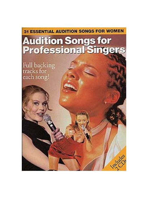 Audition Songs For Professional Famele Singers -  Includes 2 CD-piano-vocal-gitar