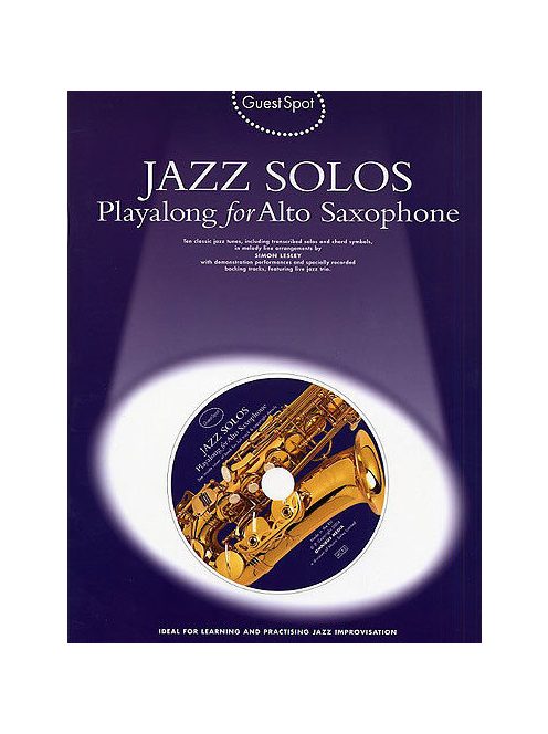 Guest Spot Jazz Solos- alt szaxofonra- CD melléklettel