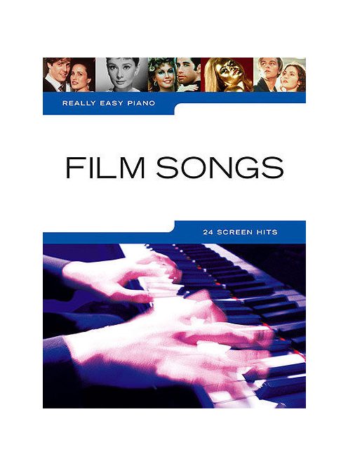 Film dalok zongorára eredeti szöveggel, akkordjelzéssel
