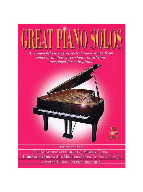 GREAT PIANO SOLOS-The Show Book