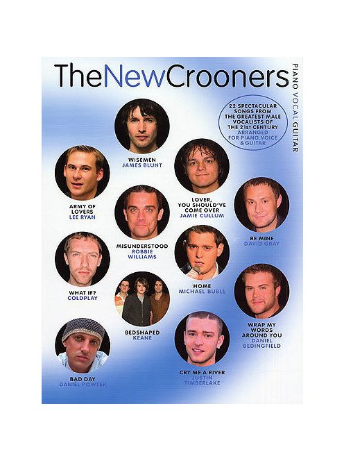 The New Crooners - 22 népszerű külföldi férfi előadó slágerei-pano-vocal-guitar