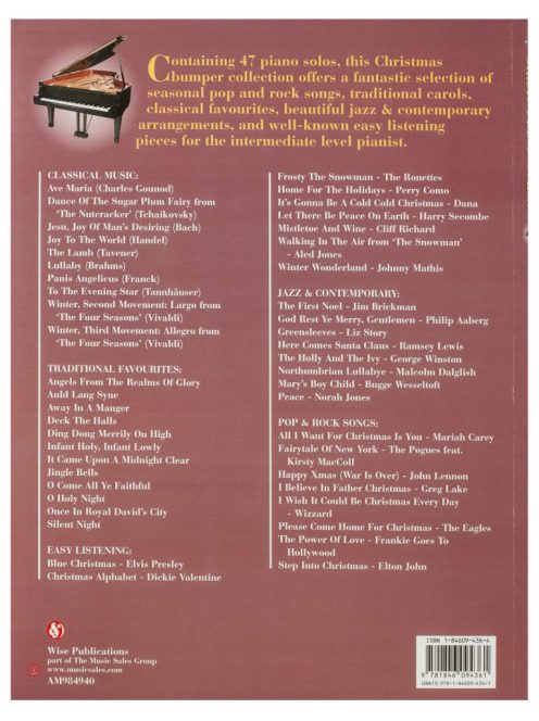 The Christmas Book:  Great Piano Solos