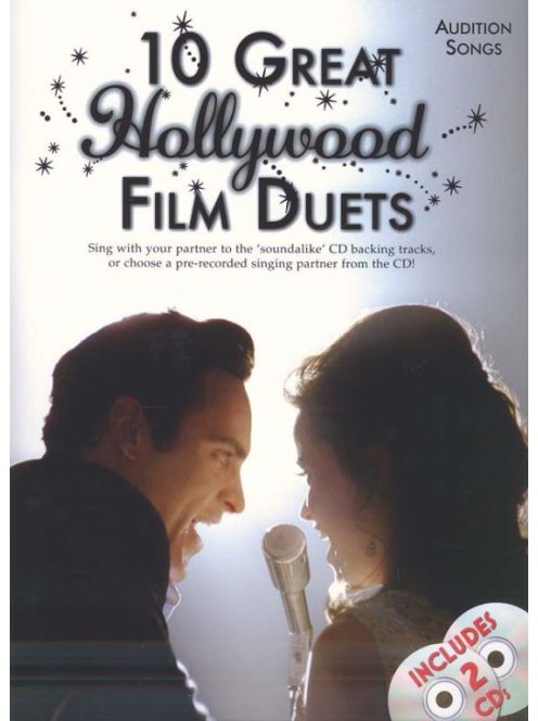 Adition Songs:  10 Great  Hollywood Film Duets-CD melléklettel-piano-vocal-guitar