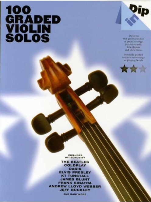 100 nagyszerű hegedűszóló-akkordjelzéssel