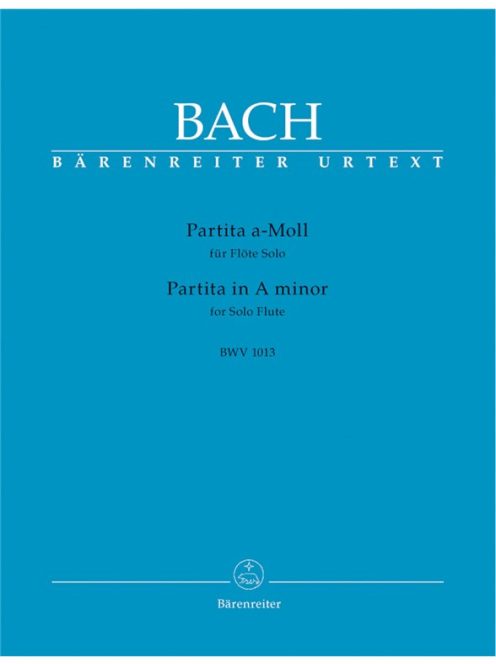J.S.Bach Partita A-Minor - For Solo Flute BWV 1013