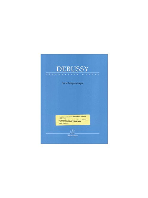 Claude Debussy:  Suite Bergamasque -zongorára