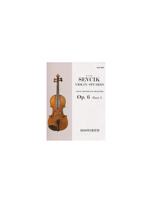 Otakar Sevcik:  Violin Studies Op.6 Part 5