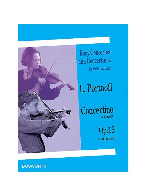 Leo Portnoff:  Concertino in E minor-Op.13 hegedű, zongora kísérettel
