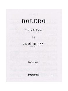 Hubay Jenő: Bolero Op.51 No.3