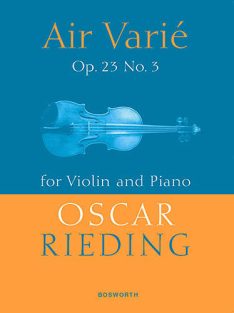 Oscar Reiding:  Air Varié Op.23 No.3-for violin and piano