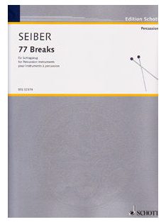 Seiber Mátyás:  77 Breaks - ütőshangszerre