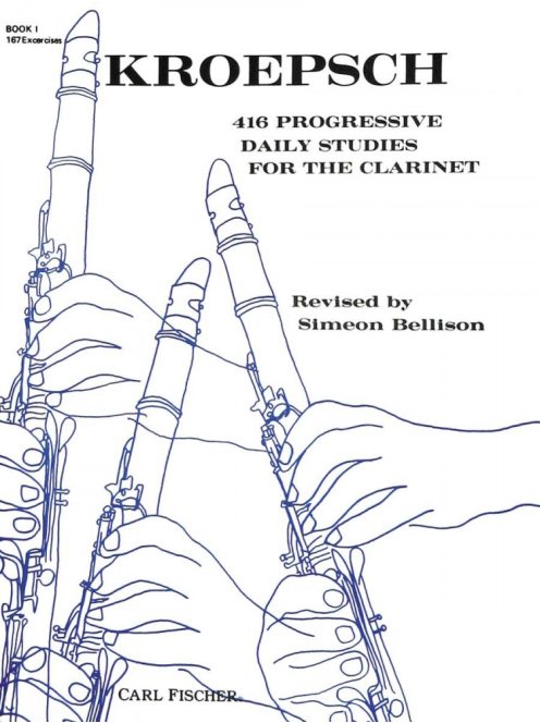F.Kroepsch: 416 Progressive Daily Studies for the Clarinet - Book 1