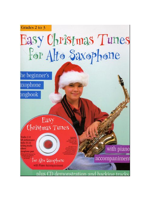 Easy Christmas Tunes For Alto Saxophone- CD melléklettel