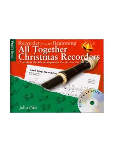   John Pitts:  All Together Christmas Recorders- CD melléklettel