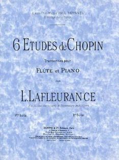 Frédéric Chopin:  6 etüd fuvolára és zongorára