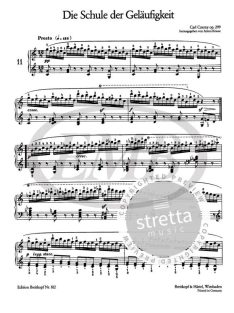 Czerny, Carl: School of Velocity Op. 299