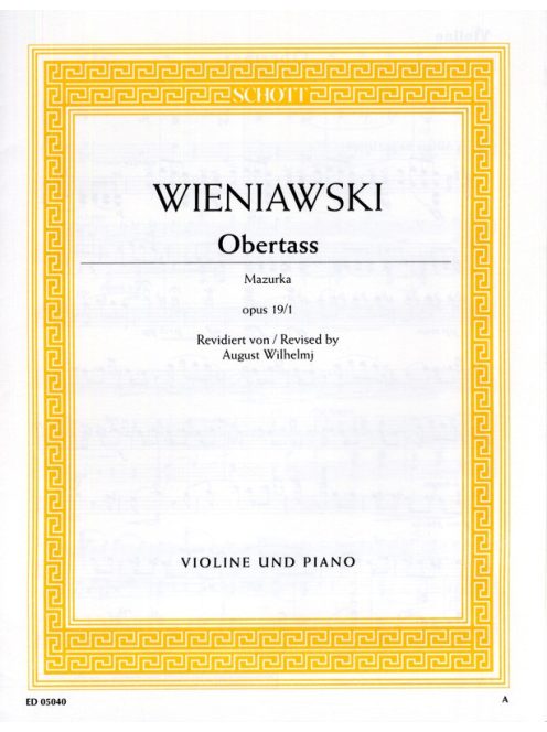 Wieniawski, Henryk: Obertass (Mazurka)