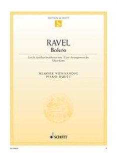 Ravel Bolero - Piano Duet Easy Arrangement by Uwe Korn