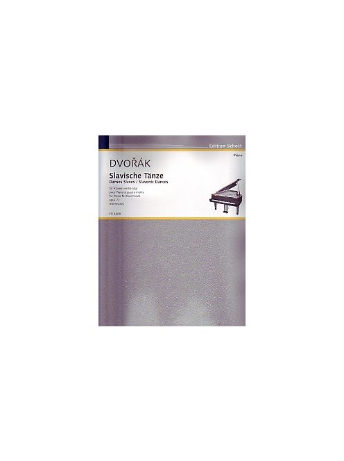 Dvorak: Szláv táncok Op.72. Nr.1-Nr.4. - négy kézre