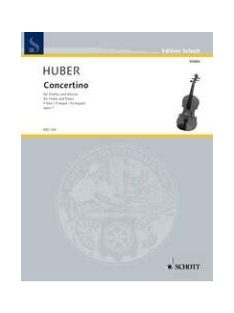 Huber, Adolf: Concertino F-Dur hegedűre és zongorára
