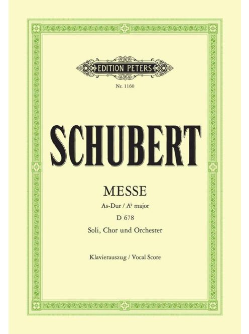 F. SCHUBERT: Messe No.5. As-Dur D 678-zongorakivonat