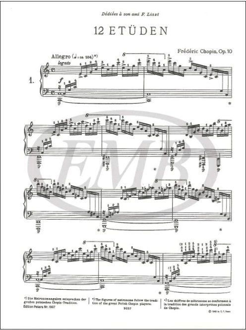Chopin, Frédéric: Etüden