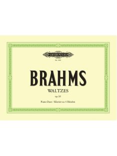   Johannes Brahms:  Walzer Op.39 - négykezes zongoradarab  CD-melléklettel