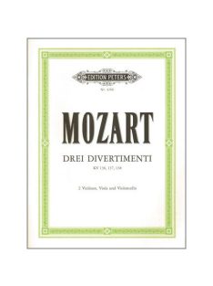   Mozart, Wolfgang Amadeus:3 Divertimenti K136, 137, 138, D, b flat, F