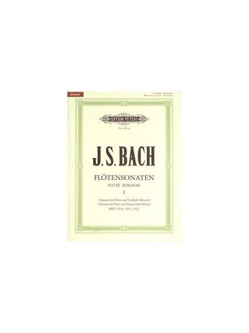 J.S.Bach: Flute Sonatas I. BWV 1030, 1031, 1032-URTEXT