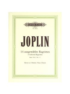 JOPLIN: 14 Selected Ragtimes-Piano 4 Hands
