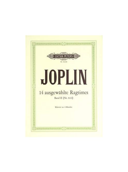 Joplin, Scott: 14 Selected Ragtimes Vol 2
