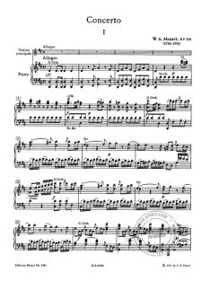 Mozart, Wolfgang Amadeus: Konzert D-Dur KV 218