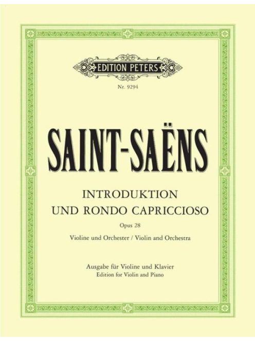 Saint-Saëns, Camille: Introduction and Rondo capriccioso Op.28
